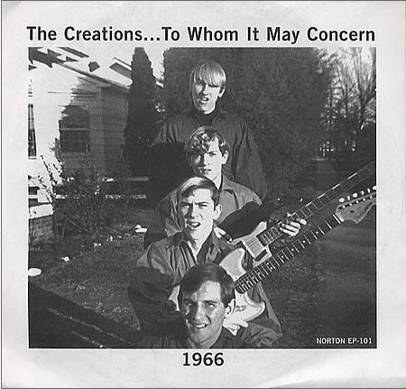 Creations (5), The : To Whom It May Concern (7",33 ⅓ RPM,EP)