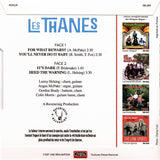 Thanes, The : Heed The Warning (7",45 RPM,EP,Limited Edition)