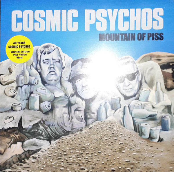 Cosmic Psychos : Mountain Of Piss (Special Edition Piss Yellow Vinyl) (LP)