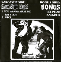 Sarcastic Bombs & Bonus (11) : Crazy Kids... Living To A Wild Punk Rock Beat! (7")